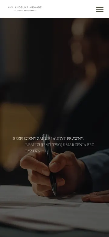 Strona Anlex Italia — widok na telefonie